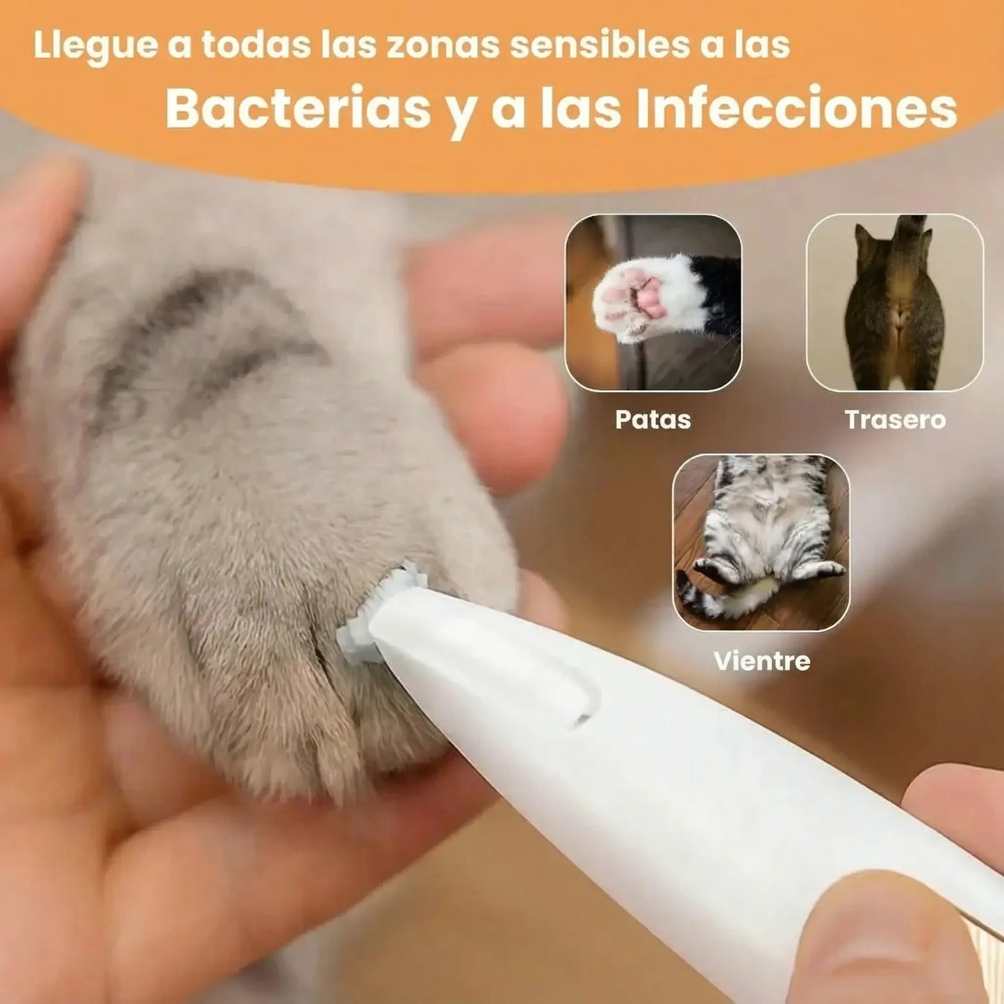 Patounet - Cortapelos de precisión para gatos