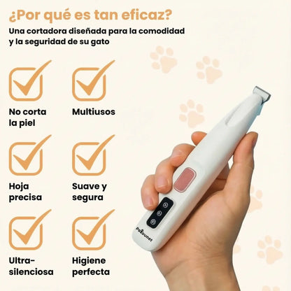 Patounet - Cortapelos de precisión para gatos